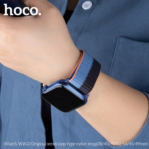 Ремешок Hoco WA02 Original loop-type nylon (42/44/45/49mm) [Dark-Olive-Green]