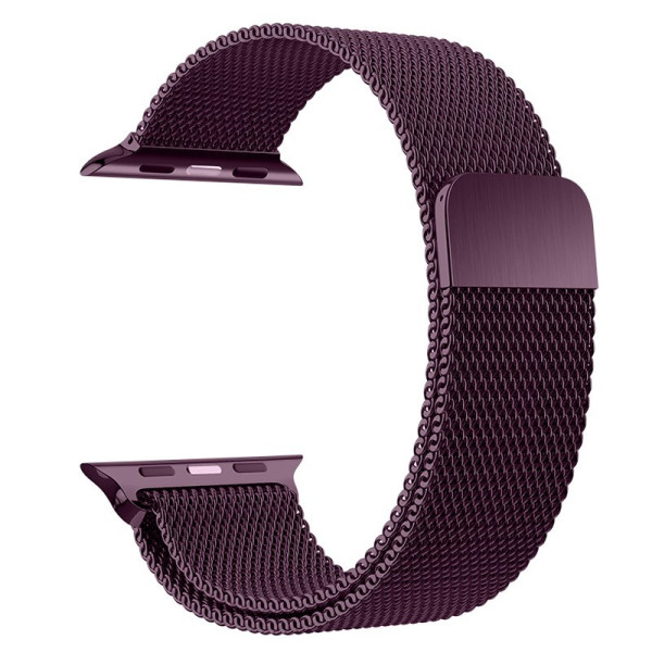 Curea Hoco WA03 Simple beauty milanese steel strap (42/44/45/49mm)[blackcurrant]