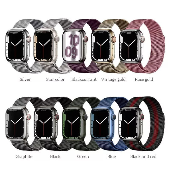 Ремешок Hoco WA03 Simple beauty milanese steel strap (42/44/45/49mm)[Rose-Gold]