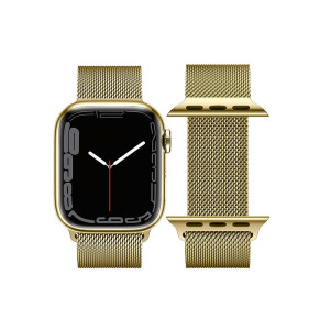 Ремешок Hoco WA03 Simple beauty milanese steel strap (38/40/41mm)[Vintage-Gold]
