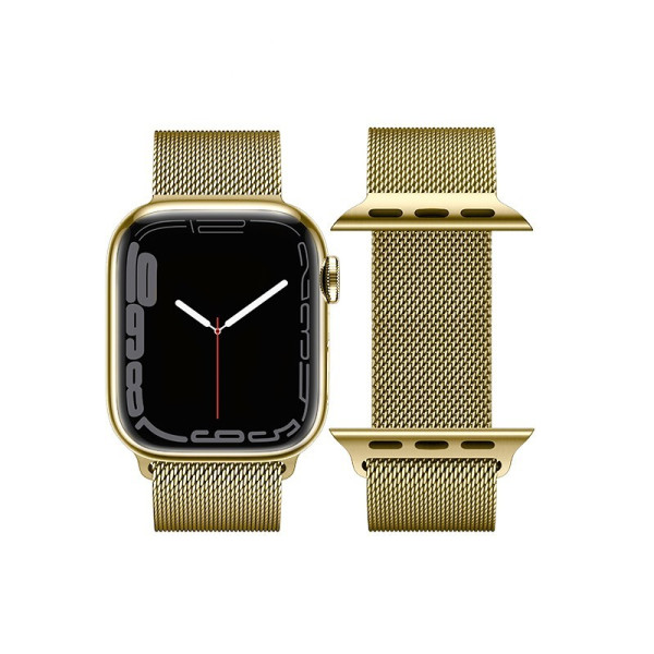 Ремешок Hoco WA03 Simple beauty milanese steel strap (38/40/41mm)[Vintage-Gold]
