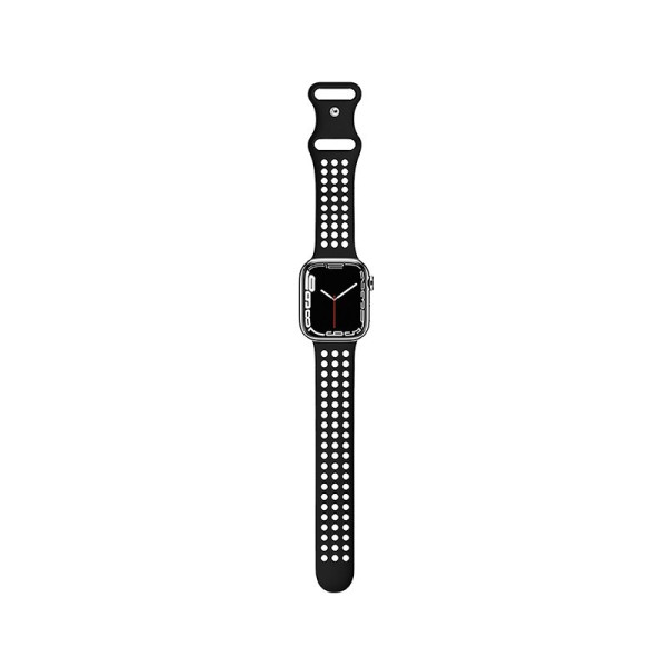 Ремешок Hoco WA08 Flexible series honeycomb silicone strap(42/44/45/49mm) [Black]