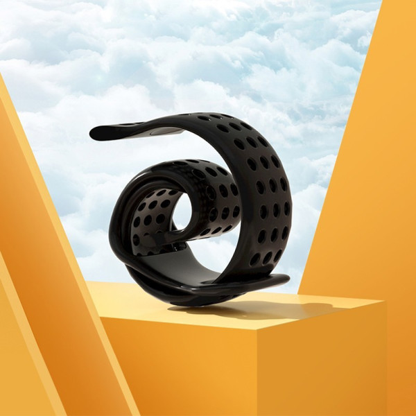 Ремешок Hoco WA08 Flexible series honeycomb silicone strap(42/44/45/49mm) [Black]