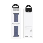 Ремешок Hoco WA08 Flexible series honeycomb silicone strap(38/40/41mm) [Lavander-Gray]