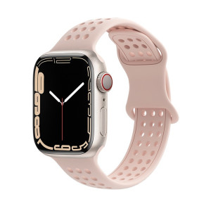 Ремешок Hoco WA08 Flexible series honeycomb silicone strap(42/44/45/49mm) [Pink-Sand]