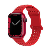 Curea Hoco WA08 Flexible series honeycomb silicone strap(38/40/41mm) [Red]