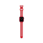 Ремешок Hoco WA08 Flexible series honeycomb silicone strap(38/40/41mm) [Red]