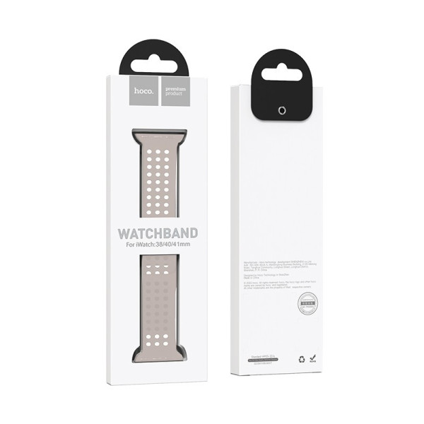 Ремешок Hoco WA08 Flexible series honeycomb silicone strap(42/44/45/49mm) [Star-Color]