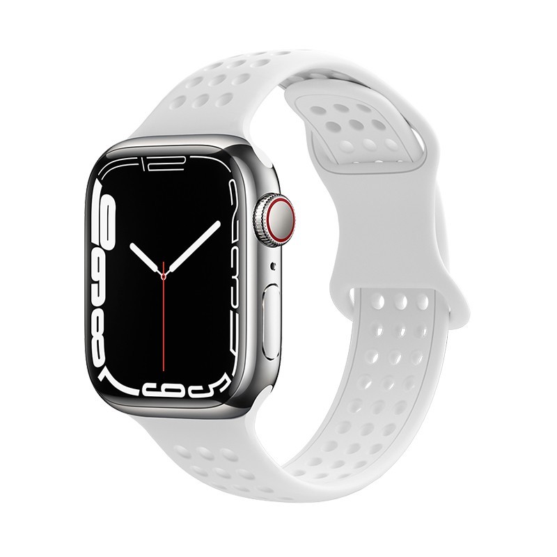 Curea Hoco WA08 Flexible series honeycomb silicone strap(42/44/45/49mm) [White]