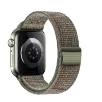 Curea Hoco WA25 Original series nylon strap(38/40/41mm) [Dark-Green-with-Orange]