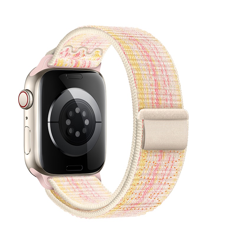 Curea Hoco WA25 Original series nylon strap (38/40/41mm) [Starlight-with-Pink]