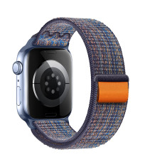 Curea Hoco WA25 Original series nylon strap (42/44/45/49mm) [Dynamic-Royal-Blue-with-Orange]