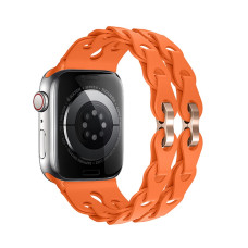 Curea Hoco WA28 Flexible series fashion hollow silicone strap (38/40/41mm) [Orange]