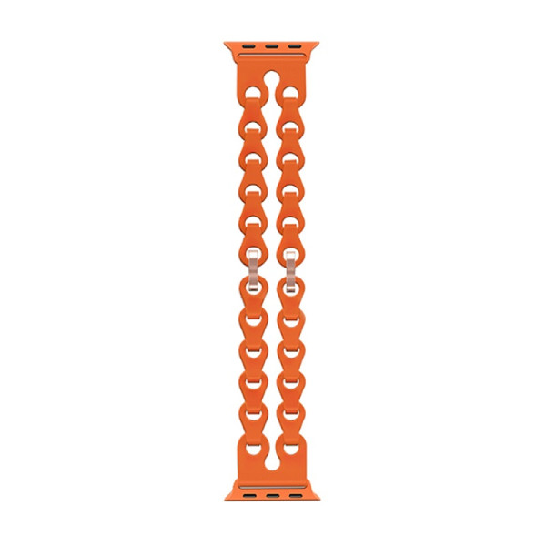 Ремешок Hoco WA28 Flexible series fashion hollow silicone strap (38/40/41mm) [Orange]