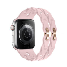 Curea Hoco WA28 Flexible series fashion hollow silicone strap (38/40/41mm) [Powder-Sand]