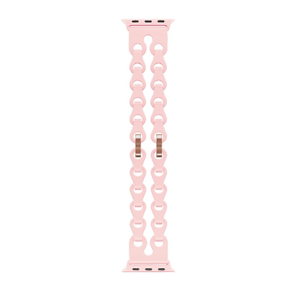 Curea Hoco WA28 Flexible series fashion hollow silicone strap (38/40/41mm) [Powder-Sand]