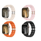 Curea Hoco WA28 Flexible series fashion hollow silicone strap (38/40/41mm) [Powder-Sand]