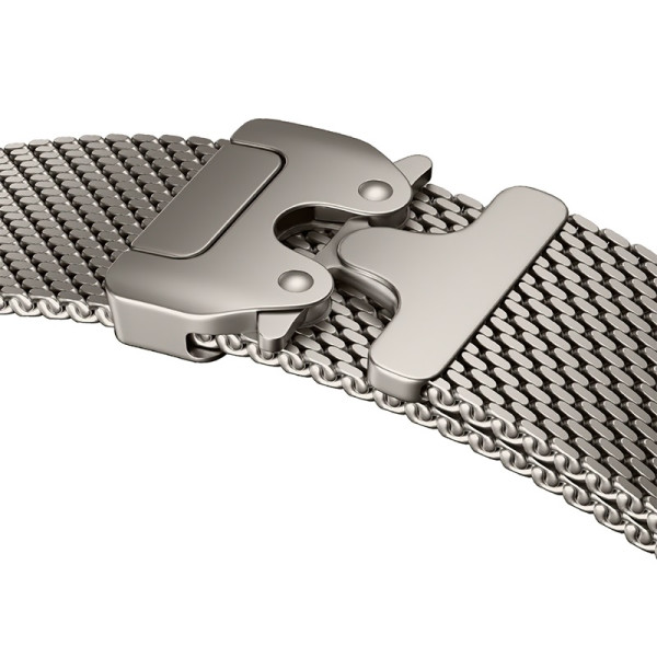 Curea smartwatch Hoco iWatch WA33 Original series umbrella buckle Milanese steel strap(44/45/46/49mm) [Original Color]