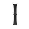 Curea smartwatch Hoco iWatch WA34 Basic series double magnet buckle silicone leather strap(44/45/46/49mm) [Black]