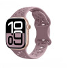 Curea smartwatch Hoco iWatch WA38 Time series solid color silicone strap(38/40/41/42mm) [smoky purple]
