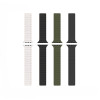 Curea smartwatch Hoco iWatch WA39 Flexible series magnetic silicone strap(44/45/46/49mm) [army green with black]
