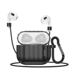 Husa Hoco WB22 Glory series silicone protective case AirPods 3 [Black]