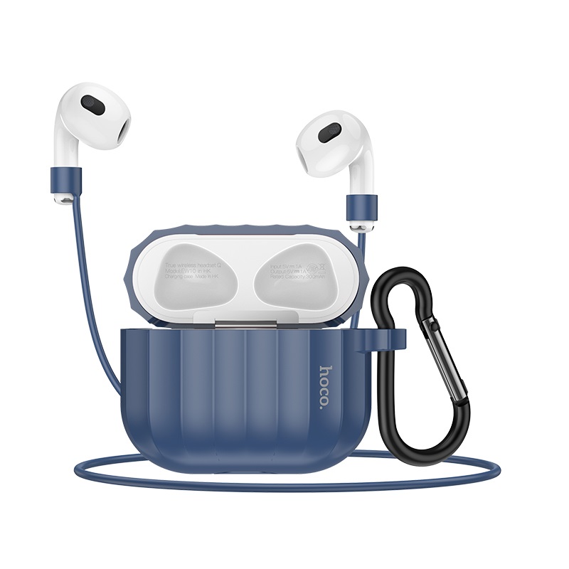 Husa Hoco WB22 Glory series silicone protective case AirPods 3 [Dark-Night-Blue]