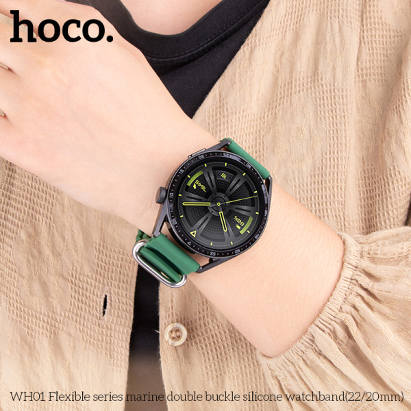Curea smartwath Hoco WH01 Flexible (22mm) [Black]