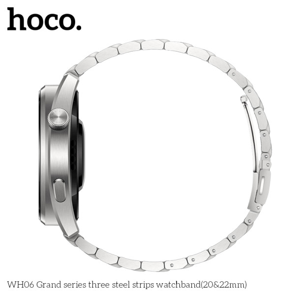 Ремешок для часов Hoco WH06 Grand series (20mm) [Silver]