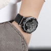 Curea smartwath Hoco WH16 Precioso series magnetic Milanese steel strap(20mm) [Black]