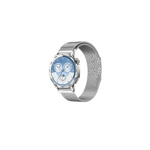 Curea smartwath Hoco WH16 Precioso series magnetic Milanese steel strap(22mm) [Silver]