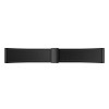 Curea smartwath Hoco WH18 Basic series two-section double magnetic buckle silicone leather strap(22mm) [Black]
