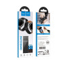 Curea smartwath Hoco WH18 Basic series two-section double magnetic buckle silicone leather strap(22mm) [Black]