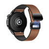 Curea smartwath Hoco WH18 Basic series two-section double magnetic buckle silicone leather strap(22mm) [Brown]