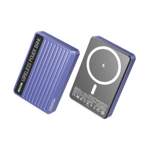 Power Bank WP-81 magnetic PD20W Ultra-thin wireless fast charging 100000mAh [Blue]