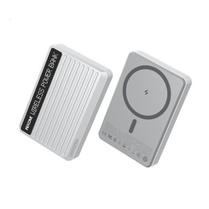 Power Bank WP-81 magnetic PD20W Ultra-thin wireless fast charging 100000mAh [Gray]