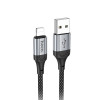 Cablu Hoco X102 Fresh charging data cable Lightning (1m) [Black]