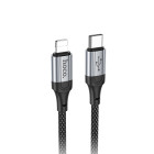 Cablu Hoco X102 Fresh PD charging data cable Lightning (1m) [Black]