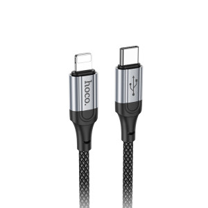 Cablu Hoco X102 Fresh PD charging data cable Lightning (1m) [Black]