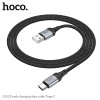 Cablu Hoco X102 Fresh charging data cable Type-C (1m) [Black]
