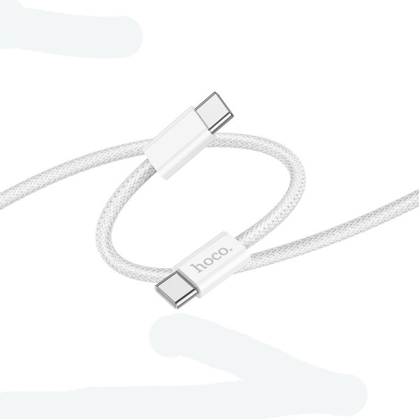 Кабель Hoco X105 Hero 60W charging data cable Type-C to Type-C [White]