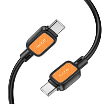 Cablu Hoco X108 Benefit 60W silicone charging data Type-C to Type-C (1m) [Black]