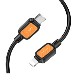 Кабель Hoco X108 Benefit PD silicone charging data Type-C to iP (1m) [Black]