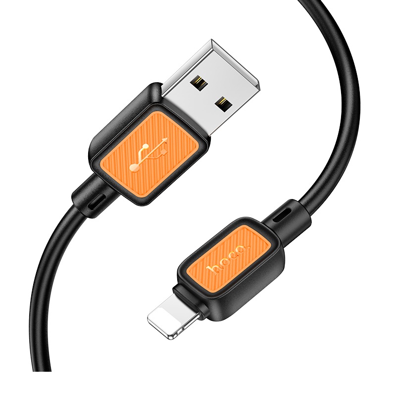 Cablu Hoco X108 Benefit PD silicone charging data iP (1m) [Black]