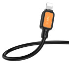 Cablu Hoco X108 Benefit PD silicone charging data iP (1m) [Black]