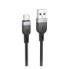 Cablu Hoco X109 Energy silicone charging data cable Type-C (L=2M) [Black]