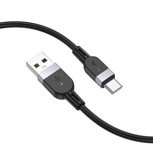 Cablu Hoco X109 Energy silicone charging data cable Type-C (L=2M) [Black]