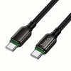 Cablu Hoco X127 Exceed 60W charging data cable C to C [Black]