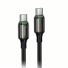 Cablu Hoco X127 Exceed 60W charging data cable C to C [Black]