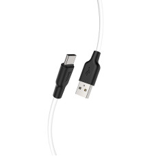 Кабель Hoco X21 Plus Silicone charging for Type-C (L=2M) [Black-and-White]